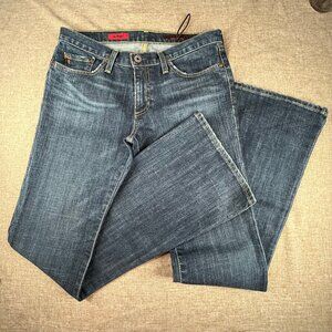 AG Adriano Goldschmied The Angel Bootcut Jeans Blue Wash 28R Made in USA